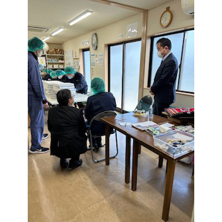 出張　眼鏡検査